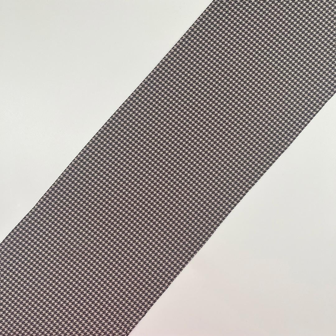 半衿 モーブの千鳥格子 半襟 薄紫 ユニセックス 洗える カジュアル