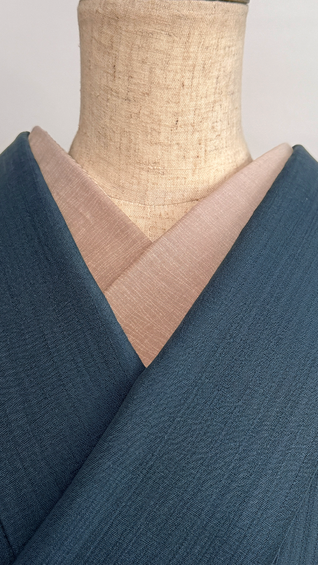 半衿 インド刺繍 グラデ ベージュ ブラウン アシンメトリー 振袖 成人式 半襟