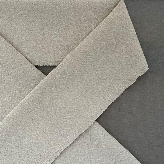 うずらちりめん 【砂色】半衿 縮緬 半襟 無地 鶉