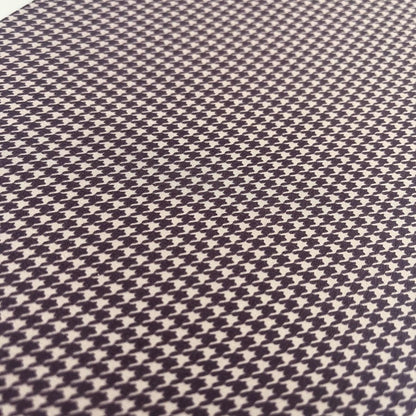 半衿 モーブの千鳥格子 半襟 薄紫 ユニセックス 洗える カジュアル