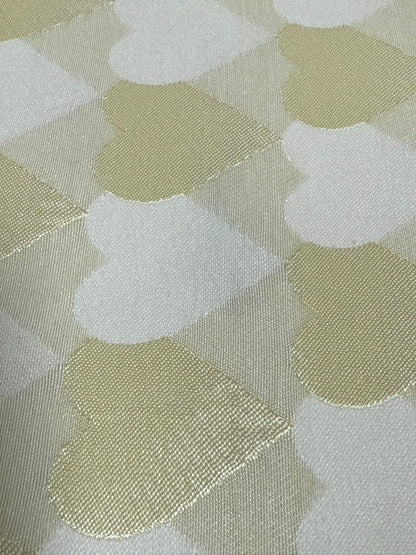 【訳あり】兵児帯 大人のへこ帯 ハート レジメンタル 鱗柄 かわいい ミルク 白