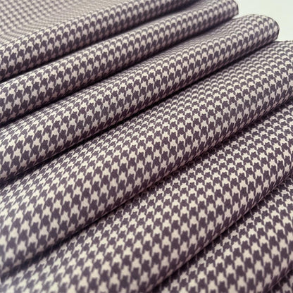 半衿 モーブの千鳥格子 半襟 薄紫 ユニセックス 洗える カジュアル