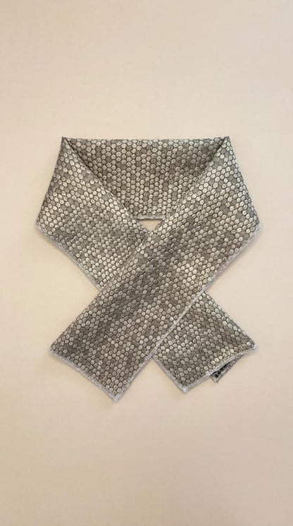 半衿 ビーハイブ アンティークブラス 金古美 ハニカム 紋織り リバーシブル