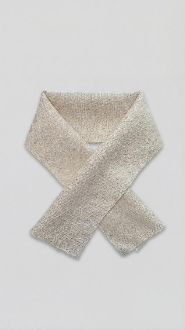 半衿 【ビーハイブ ハニーゴールド】 金 ハニカム 紋織り モダン リバーシブル